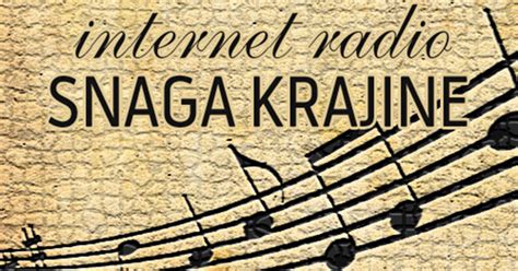 Radio snaga krajine pjesme  Listen online to 100% Krajiški Radio station for free – great choice for Valjevo, Serbia
